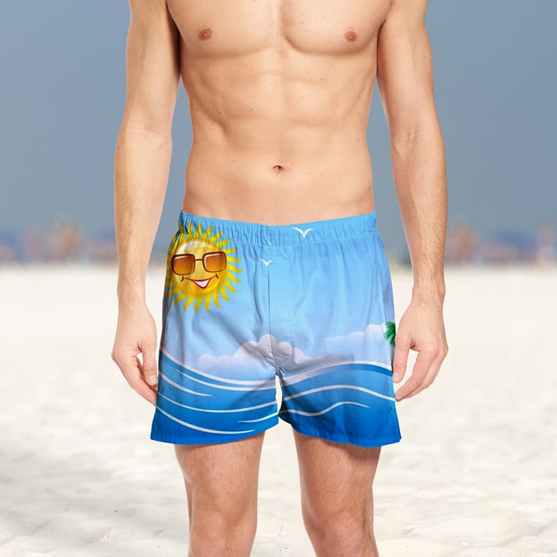 Summer Beach Shorts Mockup PSD