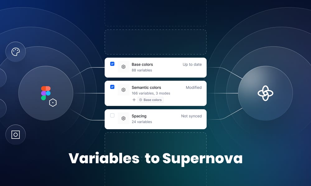 Supernova Figma Variables Sync