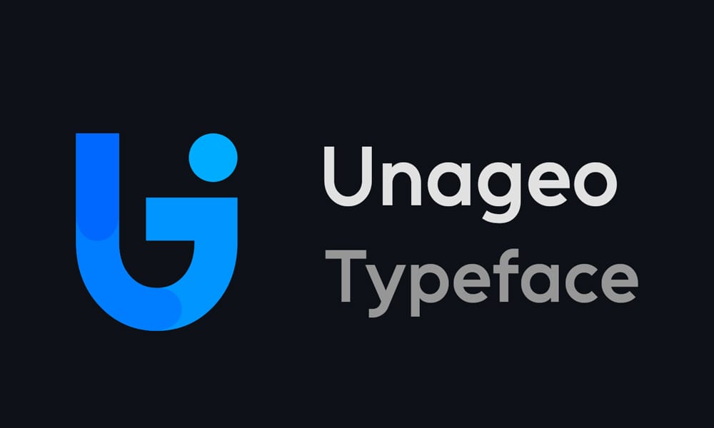 Unageo Typeface