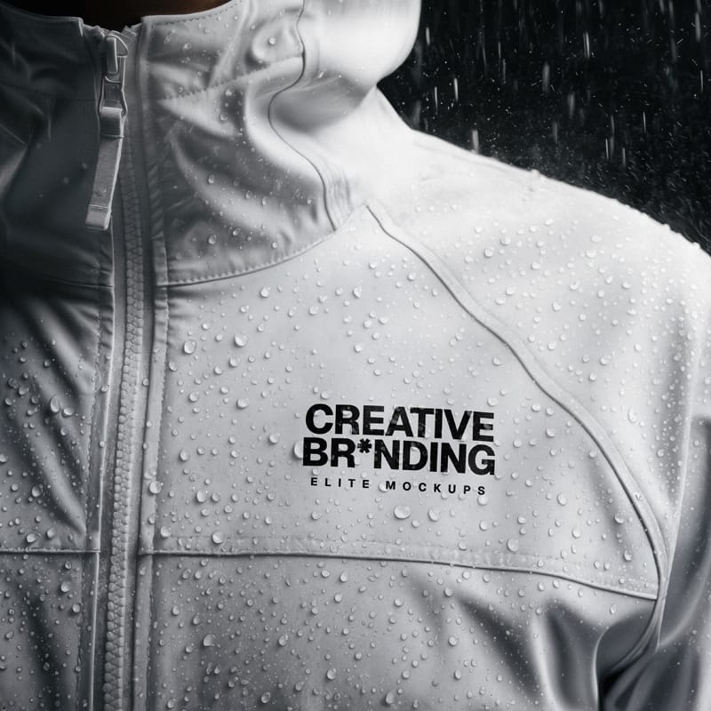 Waterproof Jacket Mockup PSD