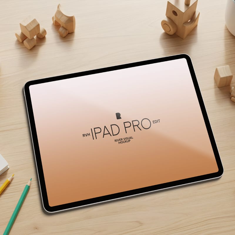 iPad Pro Mockup Kido Series PSD