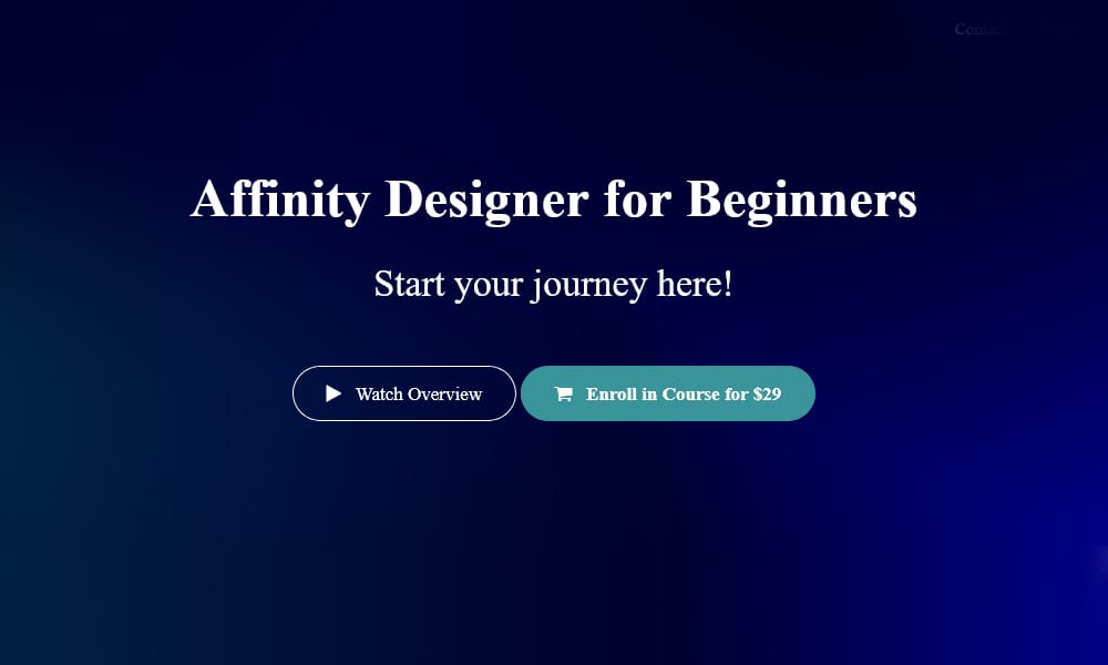 Affinity Designer for Beginners