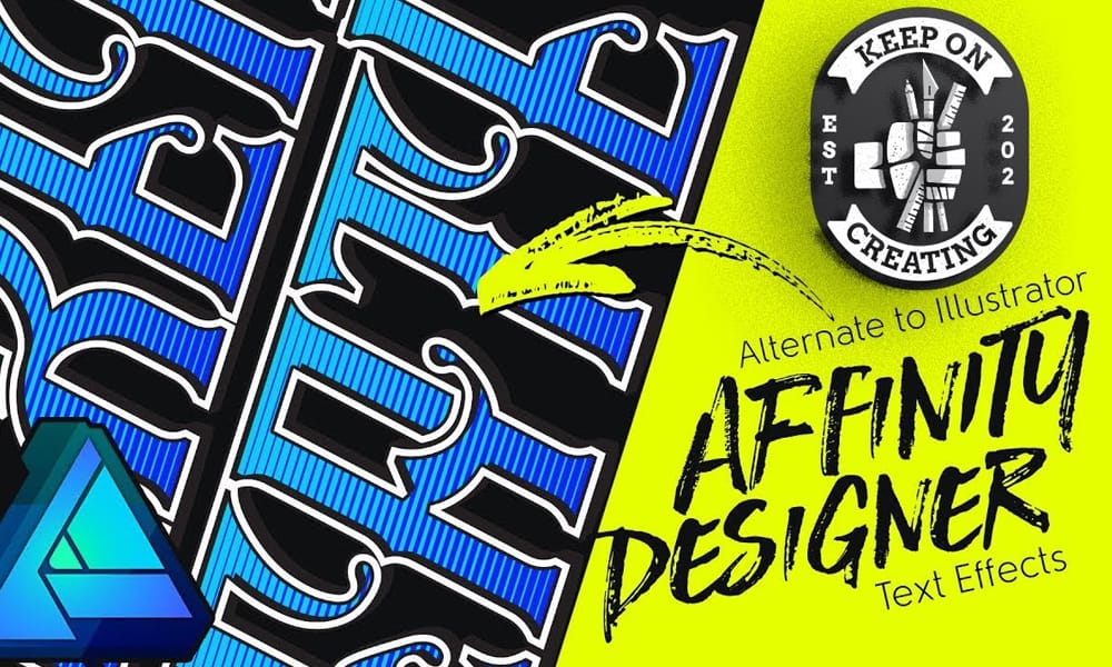  Basic Text Effects in Affinity Designer