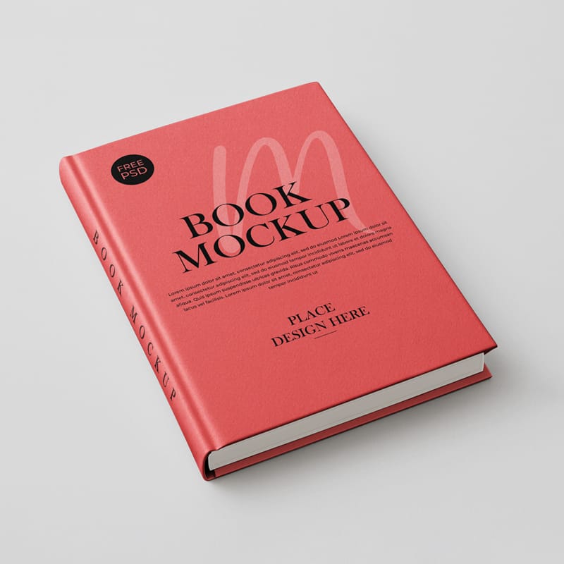 Book Cover Mockup Templates PSD
