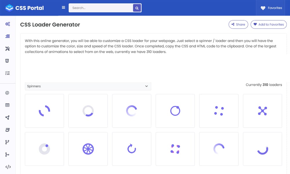 CSS Loader Generator