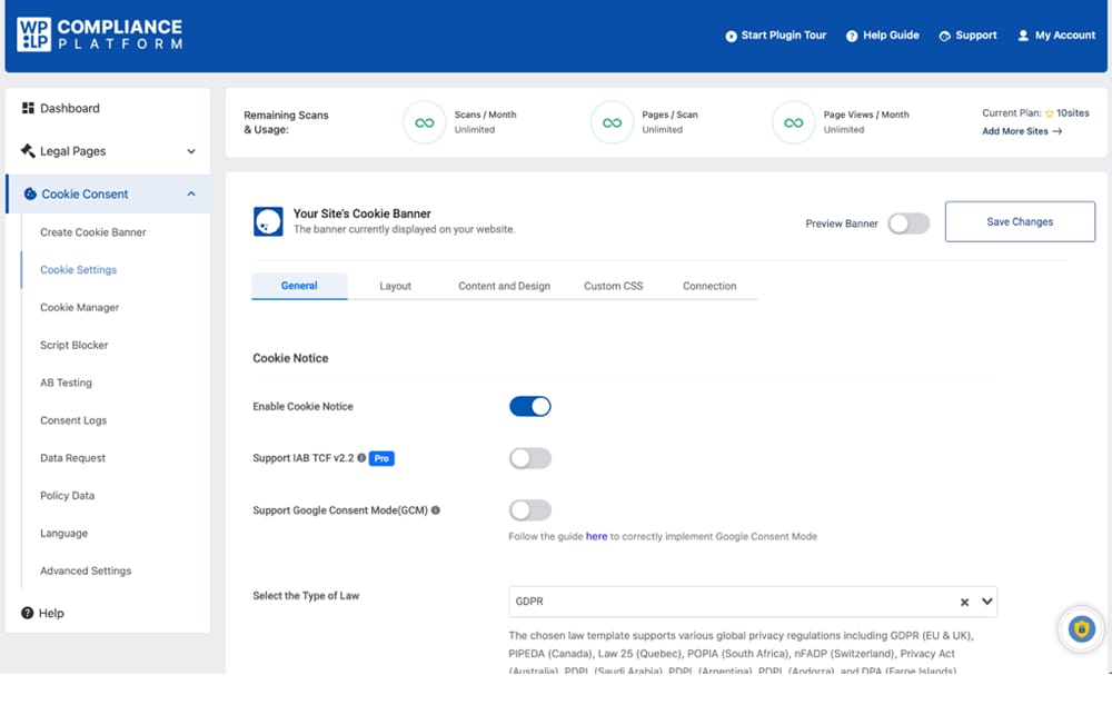 Cookie Consent Management and Automation