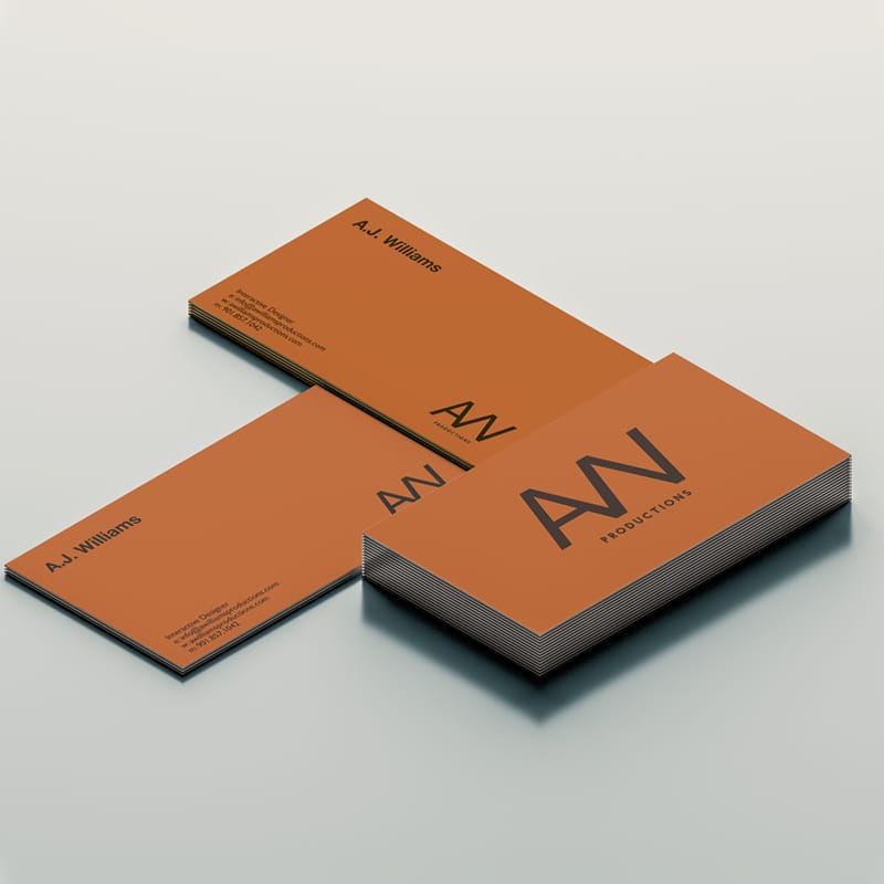 Elegant and Minimalist Business Card Mockup PSD