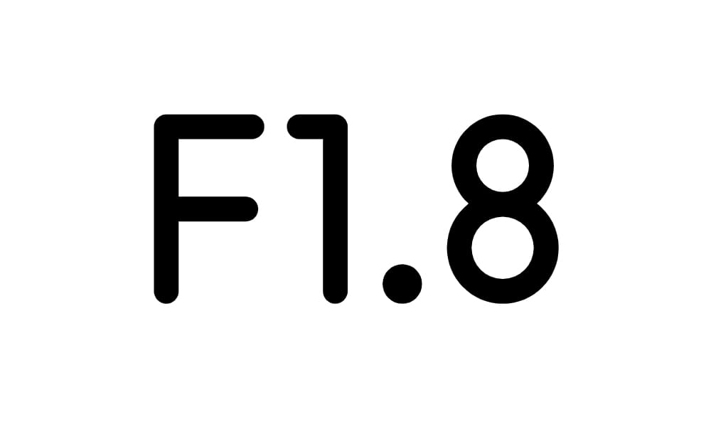 F1.8 Font