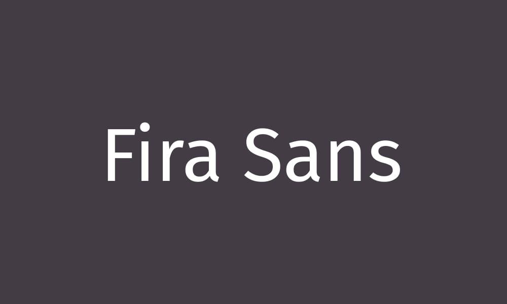 Fira Sans