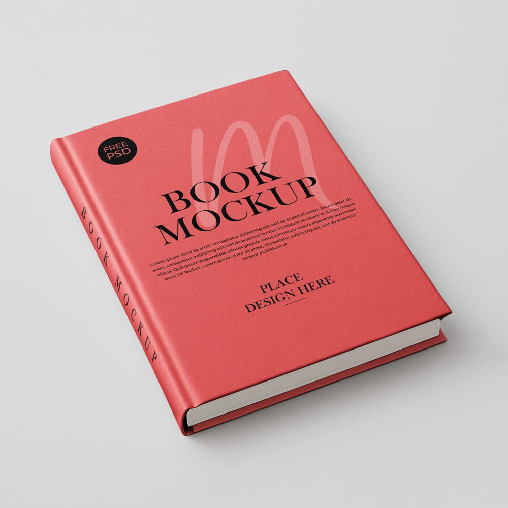 Free Book Cover Mockup Templates PSD