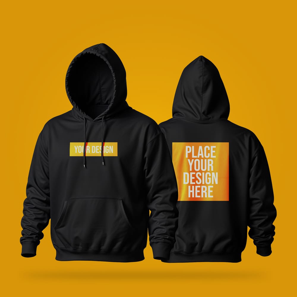 Free Hoodie Realistic Mockup PSD