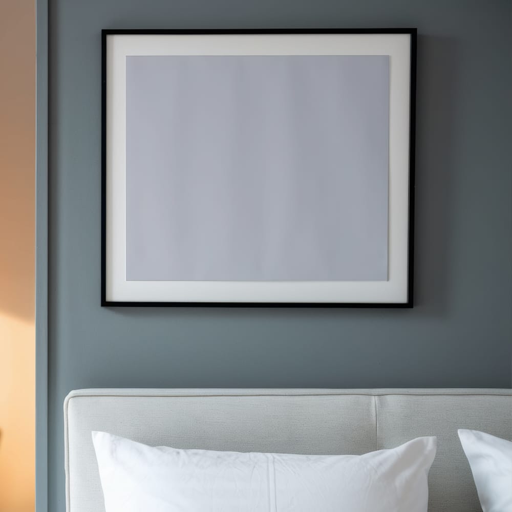 Free Minimalist Bedroom Frame Mockup Scenes PSD