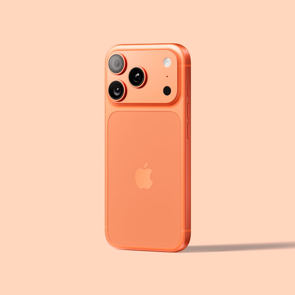 Free iPhone 17 Pro Mockup V5 Front View PSD