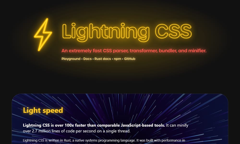 Lightning CSS