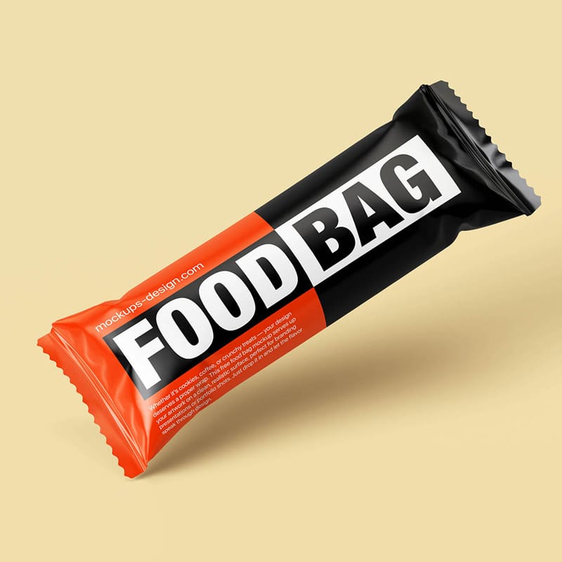 Minimal Bar Wrapper Mockup PSD