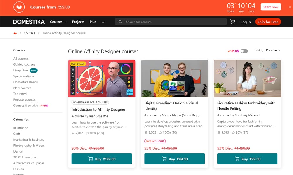 Online Affinity Designer courses