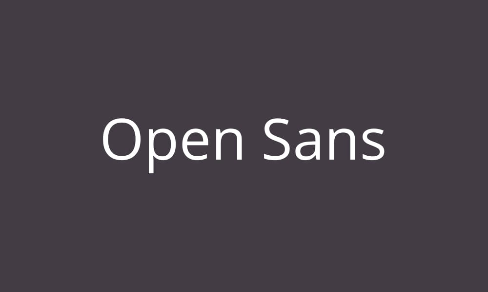 Open Sans