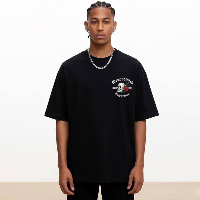 Oversized Streetwear T-Shirt Mockup PSD