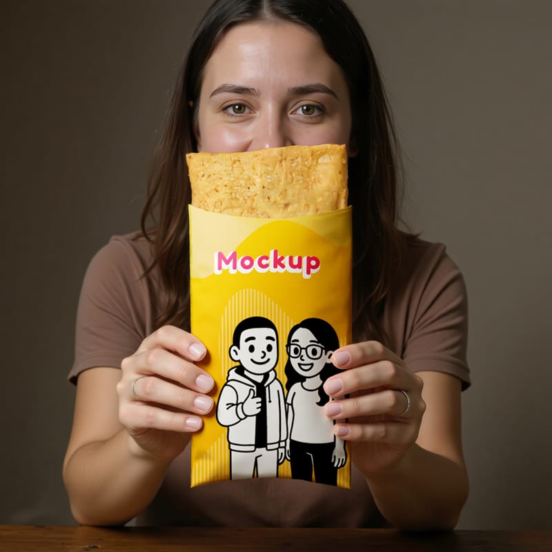 Pastel Packaging Mockup PSD