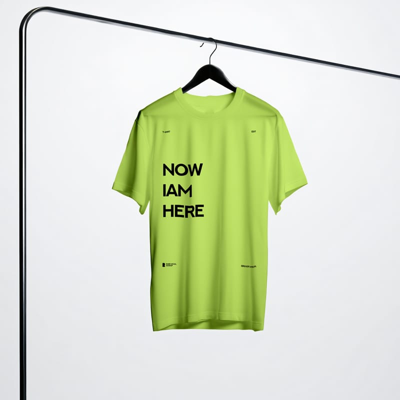 Photo Studio T-Shirt Mockup PSD