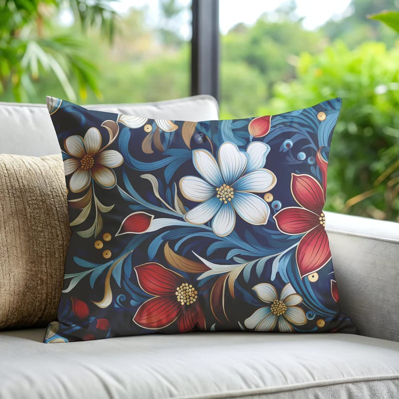 Pillow on Sofa Mockup PSD