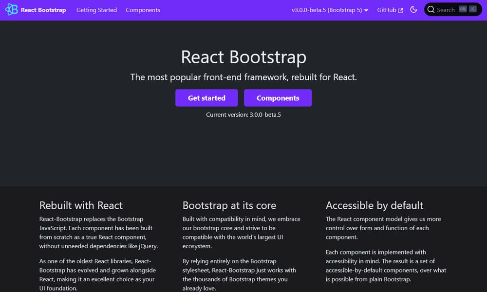 React Bootstrap