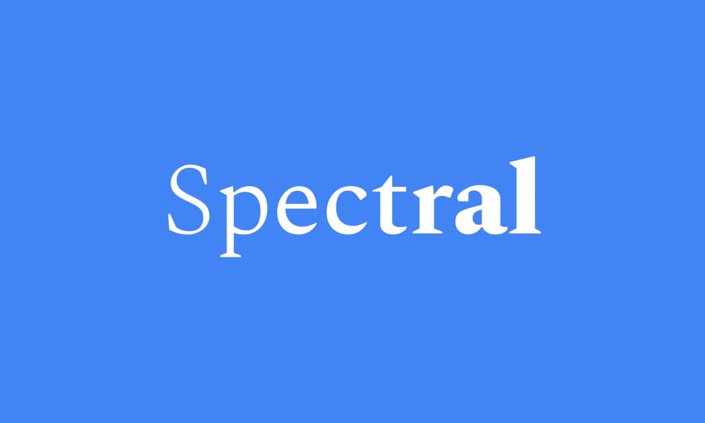 Spectral Font
