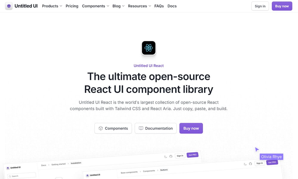 Untitled UI React