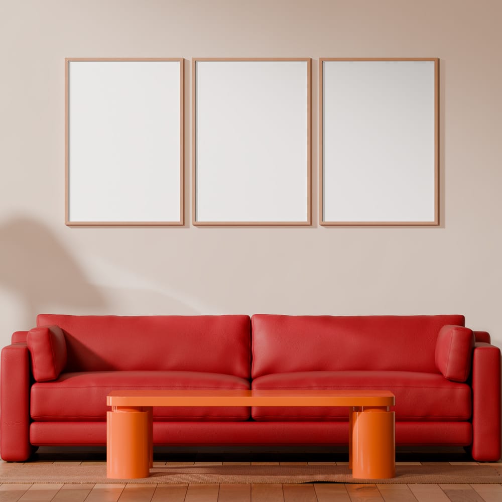 Free A3 Poster Frames Mockup PSD