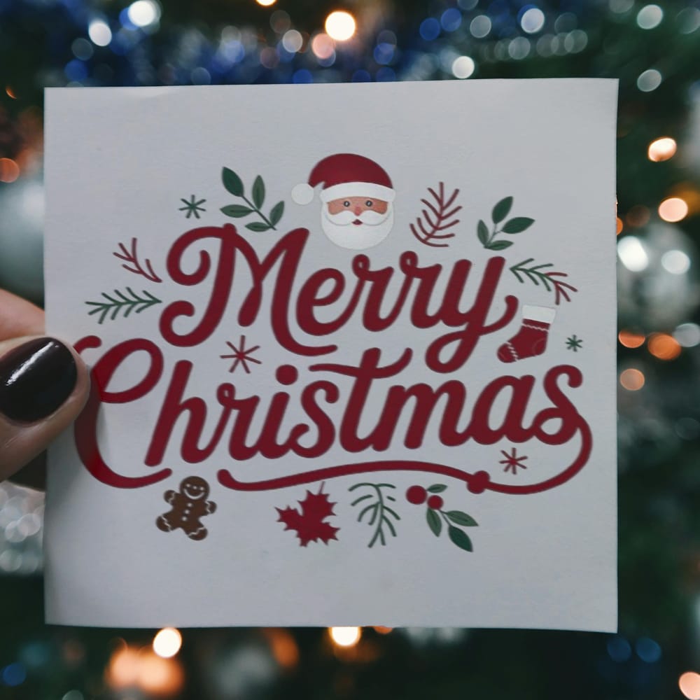 Free Christmas Holiday Post Card Mockup PSD