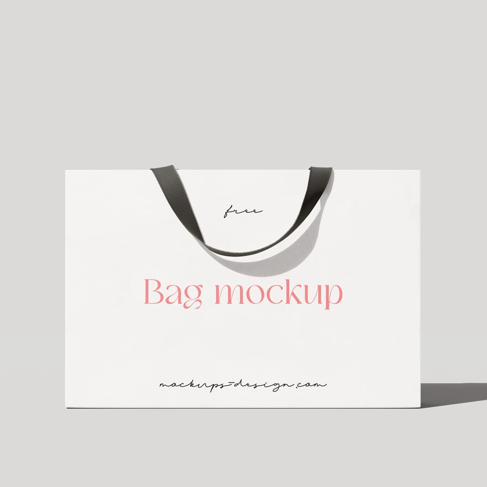 Free Elegant Shopping Bag Mockup PSD