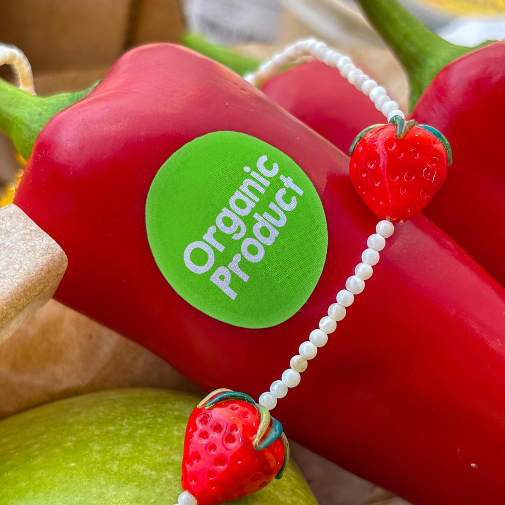 Free Freshly Sticker Mockup PSD