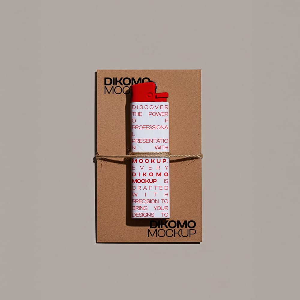 Free Luxury Pocket Lighter Mockup PSD