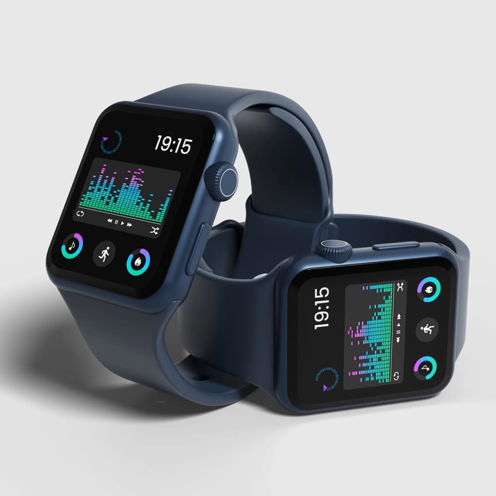 Free Photorealistic Smart Watch Mockup PSD