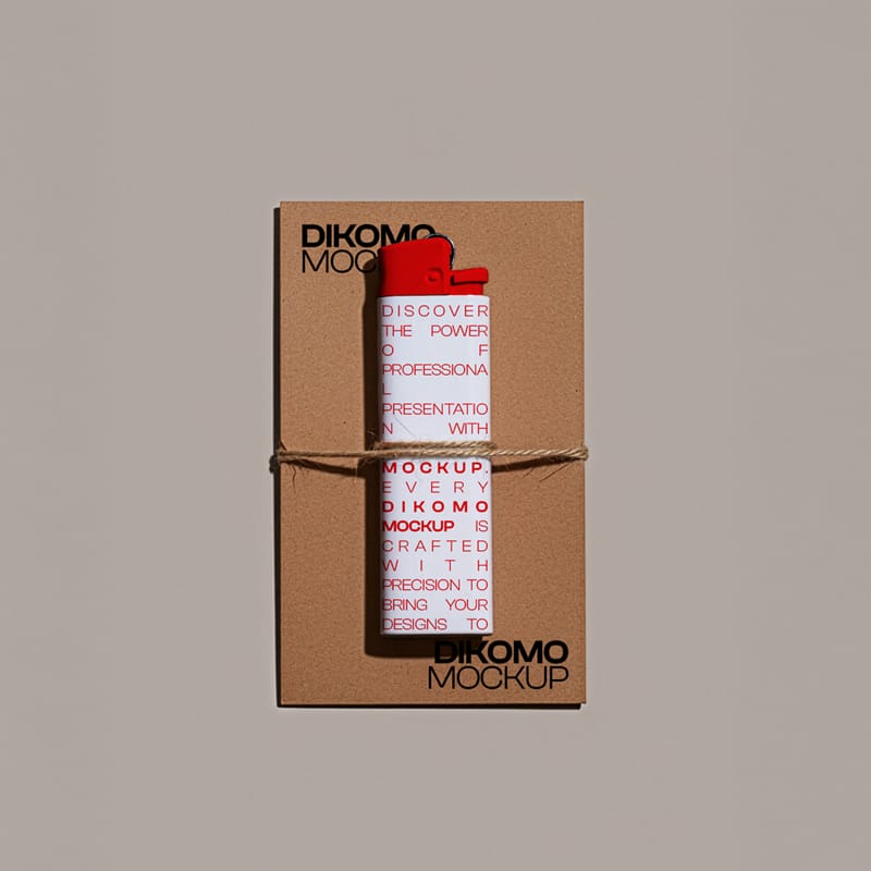 Luxury Pocket Lighter Mockup PSD