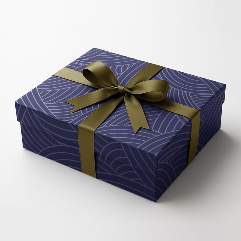 Minimal Luxury Gift Box Mockup PSD