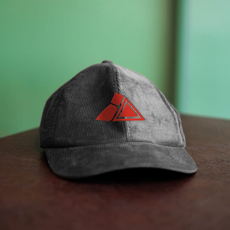 Realistic Corduroy Baseball Cap Mockup PSD