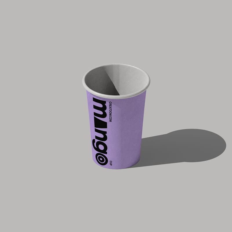 Coffee Cup Mockup V6 Isometric PSD