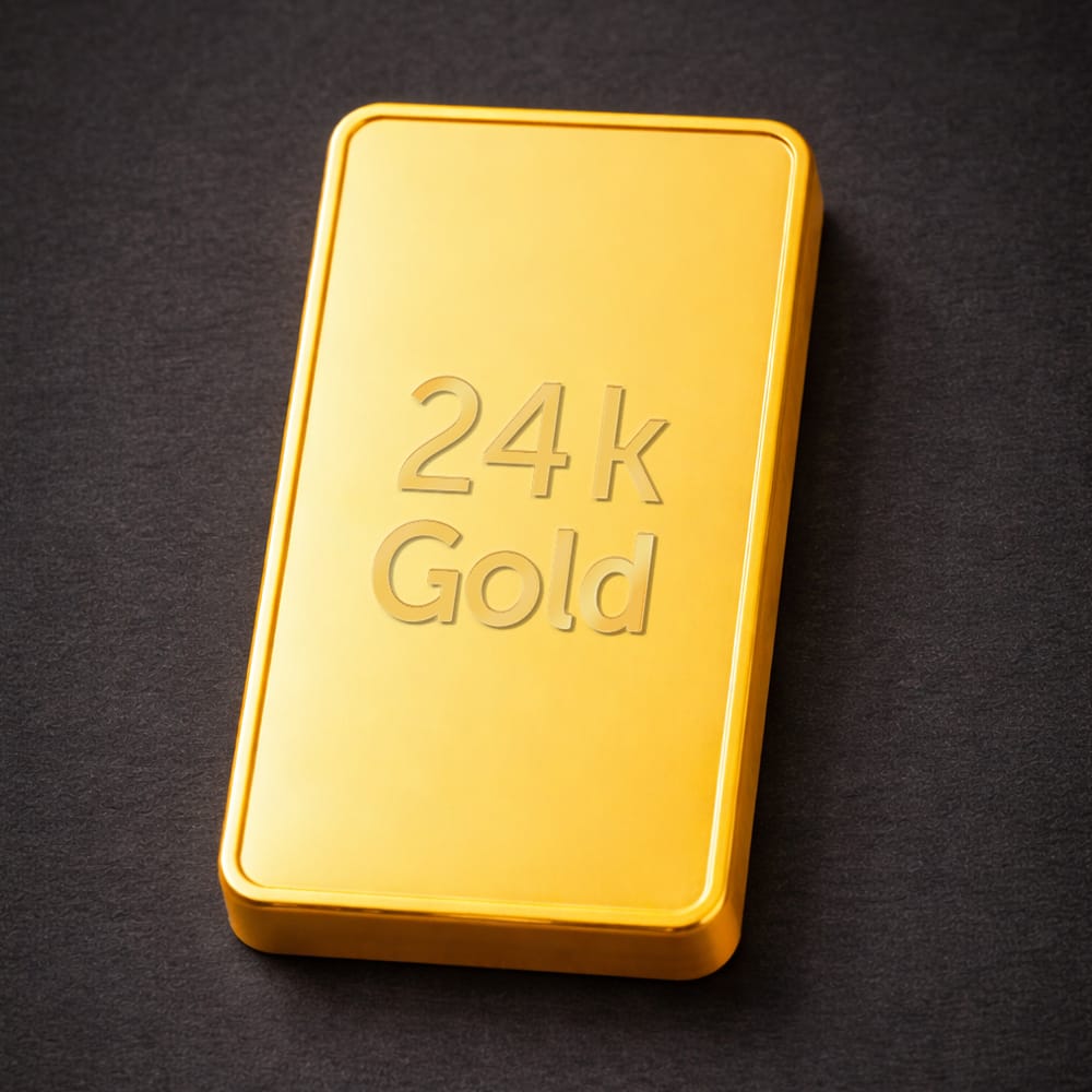 Free 24 Carat Golden Biscuit Mockup PSD