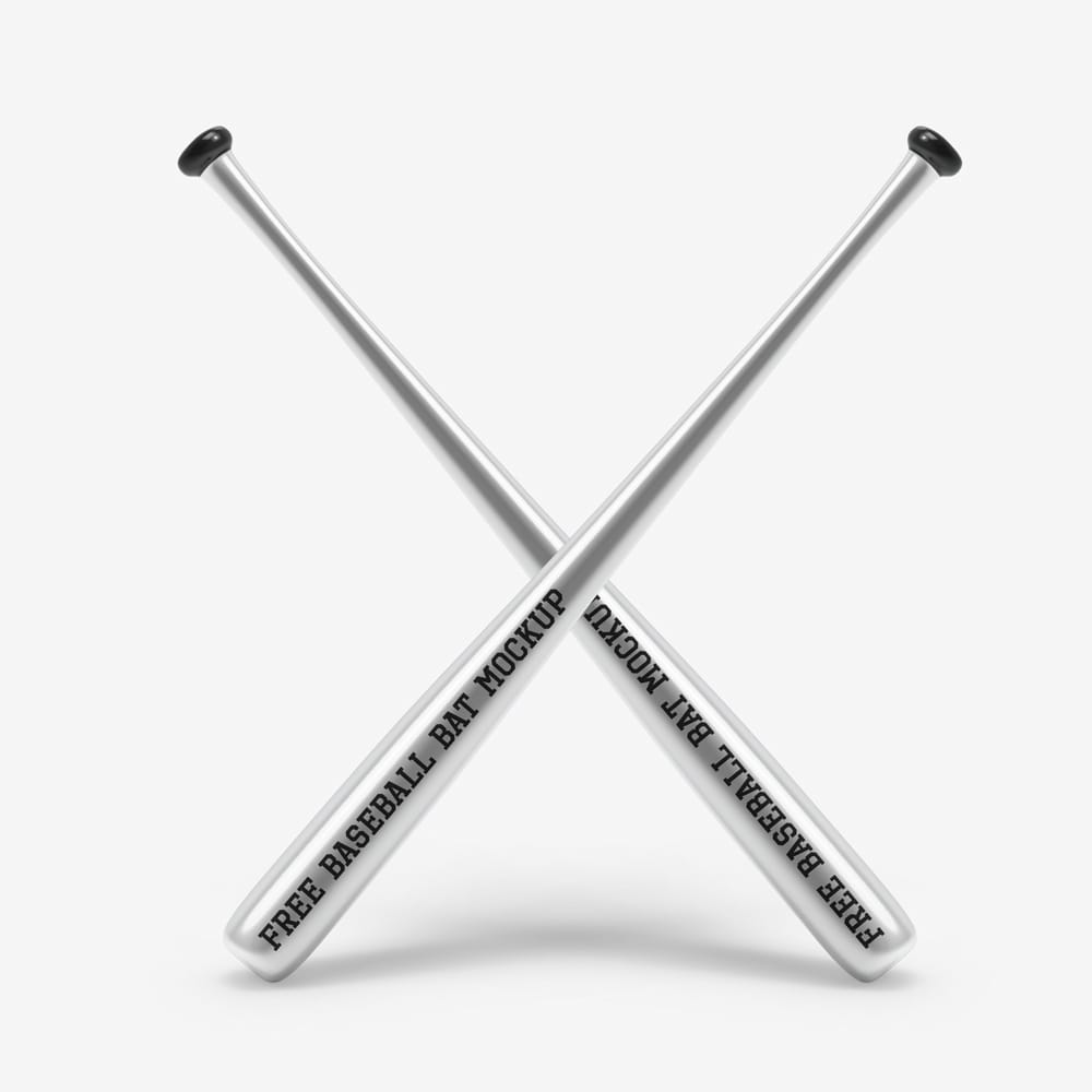 Free Baseball Bat Mockup Template PSD