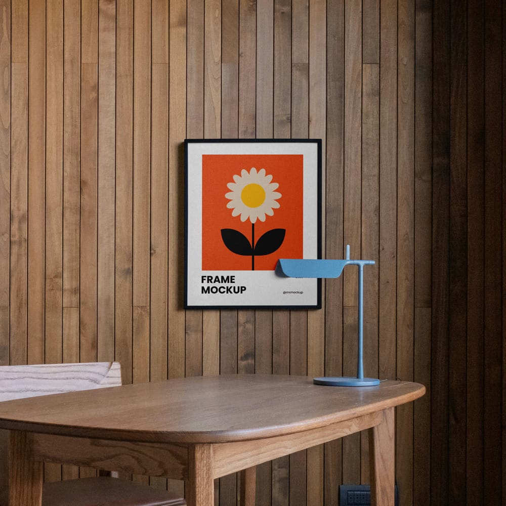 Free Small Frame Mockup PSD