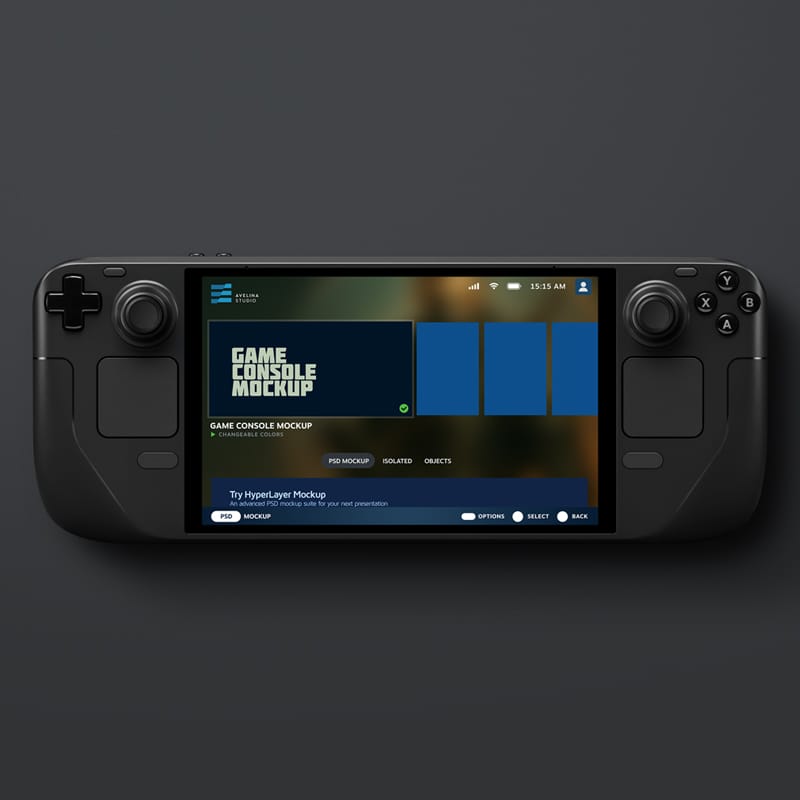 Game Console Mockup PSD