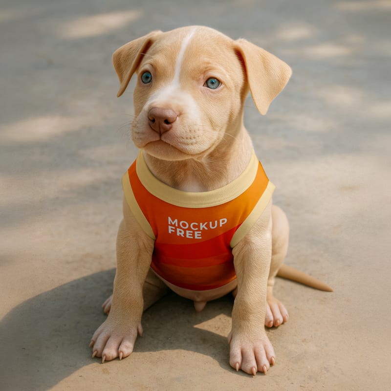 Pet Clothing Mockup PSD