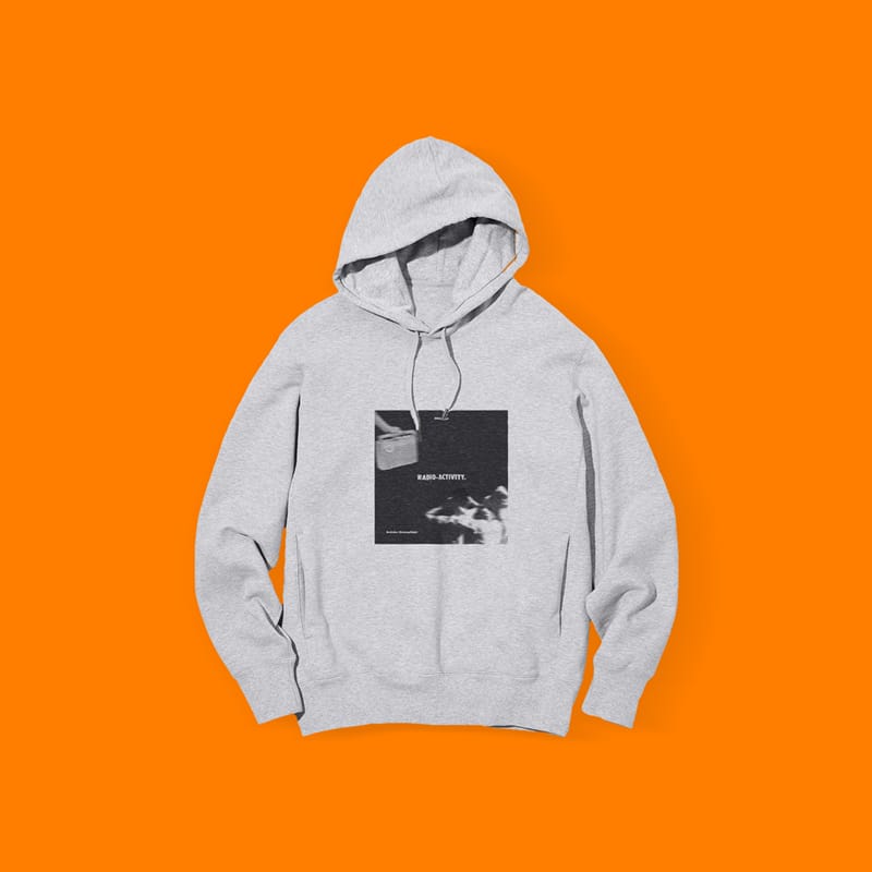 Realistic Grey Hoodie Mockup PSD