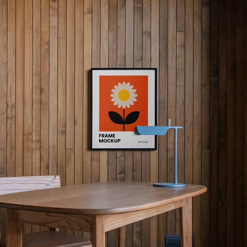 Small Frame Mockup PSD