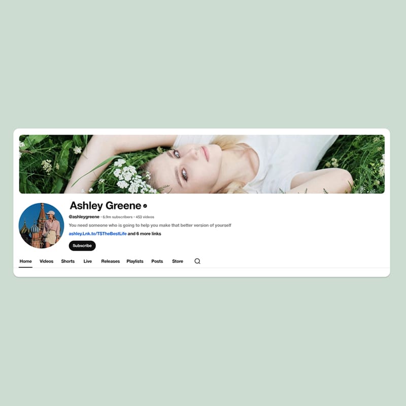 YouTube Header Banner Art Mockup PSD