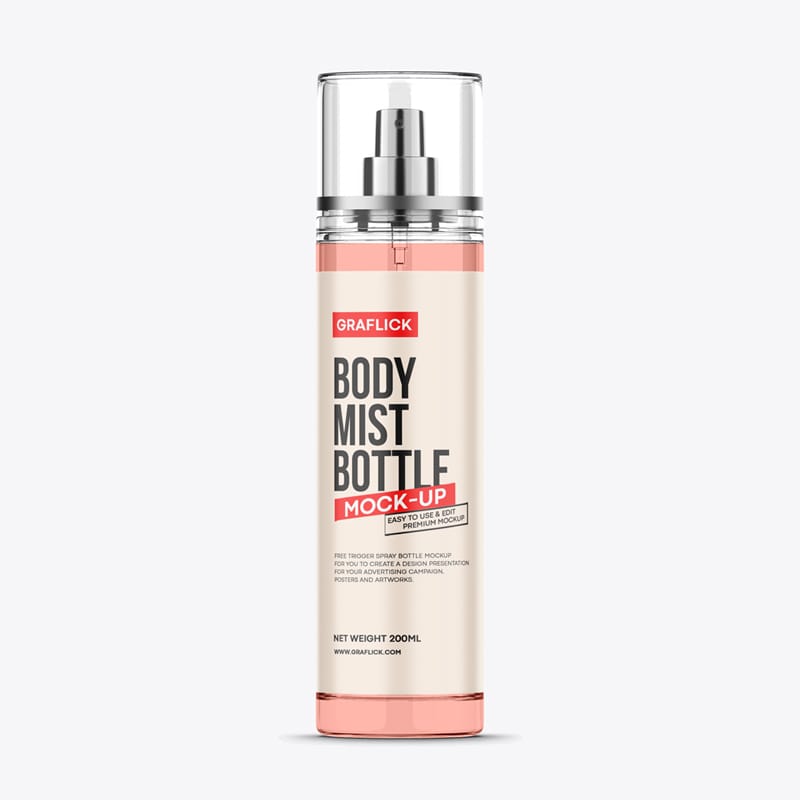 Body Mist Mockup PSD