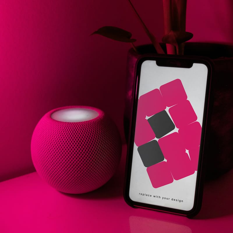 Cozy iPhone Mockup PSD
