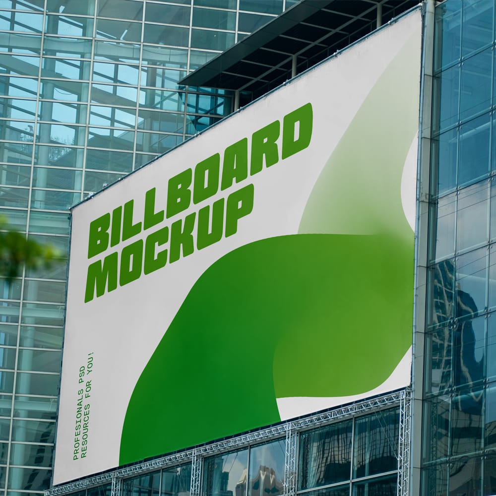 Free Double Billboard Mockups PSD