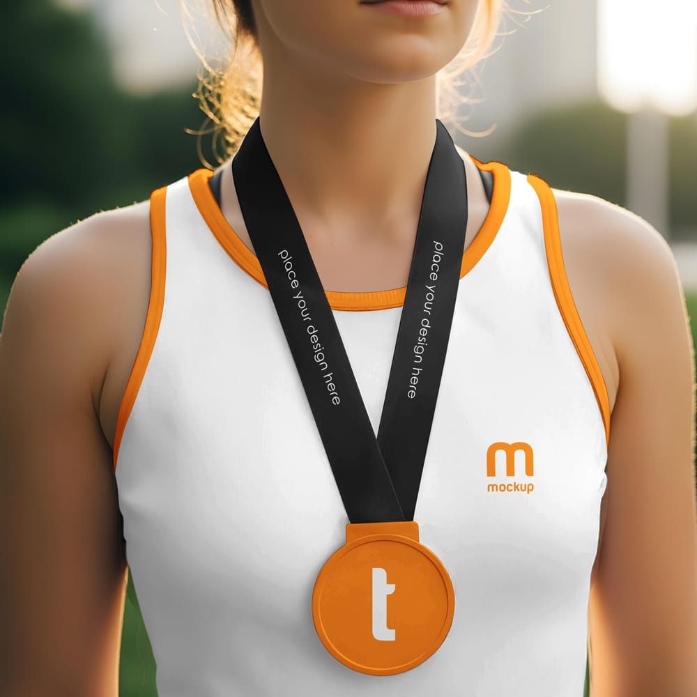 Free Medal Award Mockup PSD